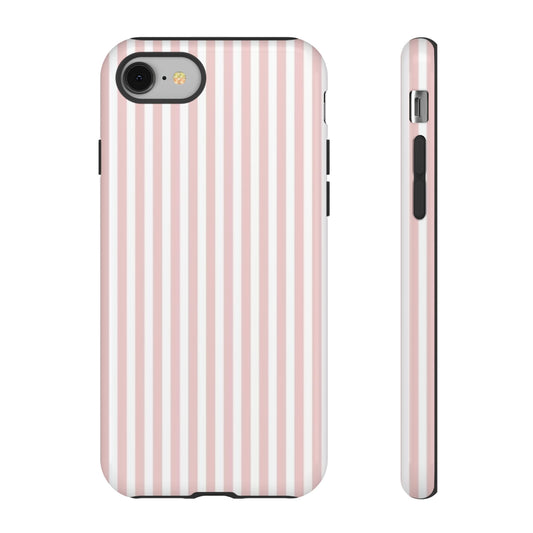 Pink Stripe Tough Phone Case