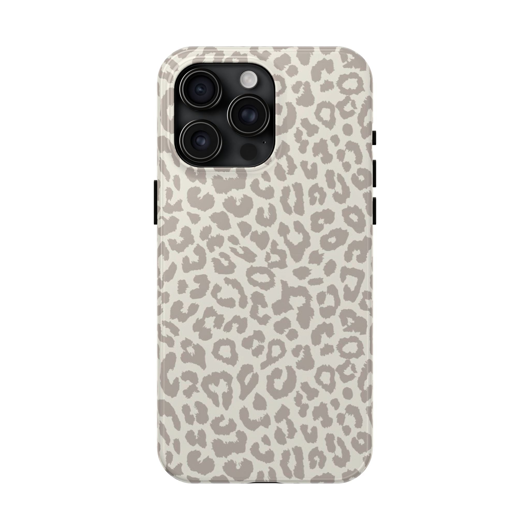 Beige Leopard Print Phone Case