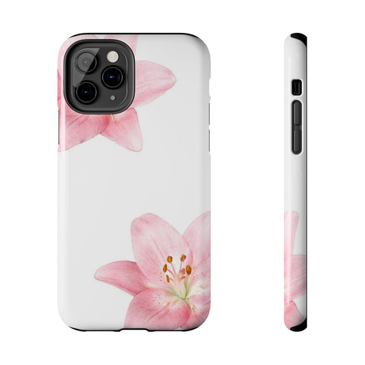 Blooming lilies phone case